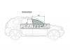 KMK GLASS RENS0055 Стекло двери перед правое Sandero/Stepway/Duster зеленое ор.8200733026 KMK GLASS RENS0055