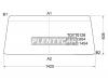 KMK GLASS TOYT0126 Стекло лобовое Toyota Land Cruiser 84-04 / Land Cruiser Prado (J70) 87-96