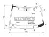 KMK GLASS VLWT0050 Стекло лобовое VOLKSWAGEN POLO SEDAN 10-15 (пятак 9 см от верха)