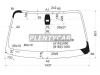 FUYAO 2448AGNMV1B Стекло лобовое (Датчик дождя) BMW 1-Series 04-13