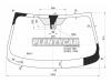 FUYAO 2464AGNMV6T Стекло лобовое (Датчик дождя) BMW X3 14-17