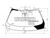 FUYAO 2465AGNMV2P Стекло лобовое + дд BMW 3 SERIES F30 4D/5D 12-18