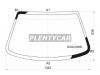 FUYAO 3003AGNBL Стекло лобовое Chevrolet Lanos 05-09 / Daewoo Lanos 97-08 / ЗАЗ Шанс 05-14