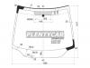 FUYAO 3998AGNV Стекло лобовое Honda Civic 05-12 / Civic USA 05-08