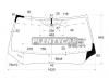 FUYAO 39C1AGNBLV Стекло лобовое Honda Pilot 08-15