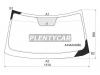FUYAO 4434AGNBL Стекло лобовое KIA SOUL AM 08-13