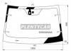 FUYAO 555000292AA Стекло лобовое (Обогрев полный/ Датчик дождя/ Молдинг) OMODA C5 22-