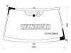 FUYAO 5679AGNM1B Стекло лобовое (Датчик дождя) Mitsubishi L200 07-16 / Pajero Sport 08-17 / Montero Sport 96-00 / Tri