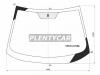 FUYAO 5684AGNBL Стекло лобовое MITSUBISHI LANCER X 07-