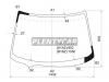 FUYAO 6018AGNGY Стекло лобовое NISSAN X-TRAIL 00-07