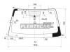 FUYAO 6037AGNBLVZ Стекло лобовое (Молдинг) Nissan Pathfinder 04-14 / Infiniti QX56 04-10 / Nissan Armada 03-16 / Front
