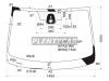 FUYAO 6044AGNMV1P Стекло лобовое (Датчик дождя) Nissan Qashqai 06-13 / Dualis 07-14 / Qashqai+2 08-14