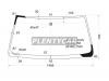 FUYAO 8341AGNGNV Стекло лобовое Toyota Land Cruiser Prado (J120) 02-09 / Lexus GX 02-09