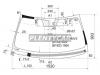 FUYAO 8375AGNGNHMVZ Стекло лобовое (Обогрев щеток/ Датчик дождя/ Молдинг) Lexus LS 06-17