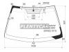 FUYAO 8376AGNVW Стекло лобовое (Молдинг) Toyota Corolla (E150) 06-13 / Corolla USA (E150) 08-13