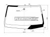 FUYAO 8424AGNGN Стекло лобовое Toyota Hilux Pick Up 15- / Fortuner 15-
