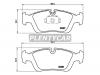 BREMBO P06024 Комплект тормозных колодок, диско