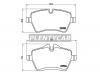 BREMBO P06051 Колодки тормозные передние