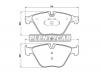 BREMBO P06074 Комплект тормозных колодок, дисковый тормоз