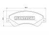 BREMBO P24065 Комплект тормозных колодок, дисковый тормоз