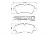 BREMBO P24187 P24187_колодки дисковые задние! с антискр. пл.\ Ford Transit/Tourneo Custom 300 2.20TDCI 12&gt;