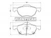 BREMBO P28036 Комплект тормозных колодок, диско