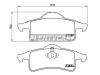 BREMBO P37006 Комплект тормозных колодок, диско