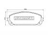 BREMBO P37021 Колодки тормозные дисковые | перед |
