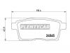 BREMBO P49041 Колодки тормозные дисковые задние