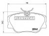 BREMBO P50008 Комплект тормозных колодок, диско