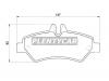 BREMBO P50084 Колодки тормозные дисковые к-т 4 шт.