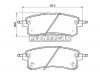 BREMBO P56082 Комплект тормозных колодок, дисковый тормоз