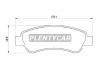 BREMBO P61091 Колодки тормозные задние