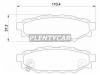 BREMBO P78020 Комплект тормозных колодок, дисковый тормоз