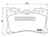 BREMBO P83075 Комплект тормозных колодок передних