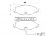 BREMBO P85126 Комплект тормозных колодок, дисковый тормоз
