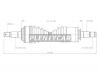HDK DSTO38 Привод в сборе FR TOYOTA LAND CRUISER 200 2UZFE/1VDFTV 07-