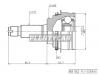 HDK FU-026A44 ШРУС внешн с кольцом ABS Subaru