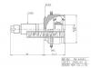 HDK MA044A44 ШРУС внешний ABS MA-44A44