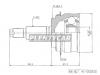 HDK MI060A50 Шрус внешний с кольцом ABS