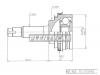 HDK TO010A48 ШРУС внешний ABS TO-10A48