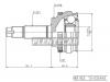 HDK TO-035A48 ШРУС внешн