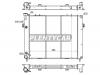 SAT JP0003 Радиатор JEEP GRAND CHEROKEE 4.0  1993-1999