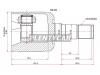 SAT MZ-062 Шрус внутренний LH MAZDA 6 GH МКПП