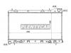 SAT SB0004SG52R Радиатор SUBARU FORESTER/IMPREZA 02-07 турбо