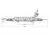 SAT ST-32136761823 Рейка рулевая BMW X5 01-03 (E53)