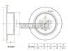 SAT ST-42431-20300 ST4243120300_диск тормозной задний/ Toyota Carina 2.0 92-94#