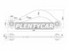SAT ST-48770-20010 Тяга RR поперечная TOYOTA COROLLA 4WD 00-05