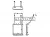 SAT ST-OP33-395-0 Радиатор отопителя салона OPEL ASTRA F/VECTRA A 88-94