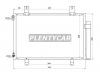 SAT STSZ333940 радиатор кондиционера SUZUKI SWIFT 04-